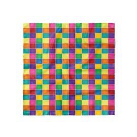 Lunarable Geometric Headscarf, Square Elements Geometry, Hijab Scarf, 27" X 27"