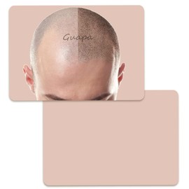 2pcs Male Scalp Micropigmentation Practice Skin for Thinning Hair Tattoo and Hair Density Practice Pad (Male Scalp Skin)