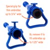 Sol Coastal Plastic Beach Umbrella Sand Anchor, Rust-Free and Sized