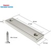 Magnetpro Pack of 2 Rectangular Magnets 30 kg Force 60