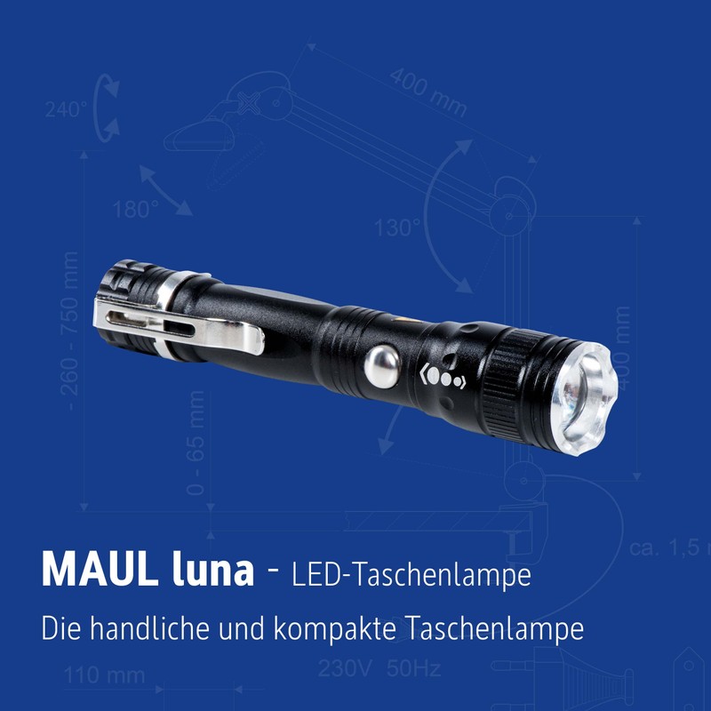 Maul Luna LED Torch - Robust and Outdoor LED Torch