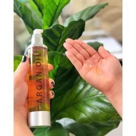 UNNIQUE Pure Argan Oil for Hair - Hair Serum for Frizz Control, Instant Shine & Softness Argan Oil of Morocco for All Hair Types 4.05 FL OZ