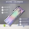 KZZI K75 PRO RGB 75% Wireless Gasket Mechanical Keyboard, Triple