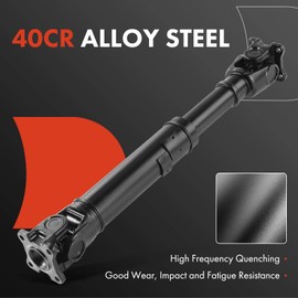 A-Premium Front Complete Drive Shaft Prop Shaft Driveshaft Assembly Compatible with Toyota Tacoma 1995-2004 2.7L, Manual Transmission, Replace# 3714035160