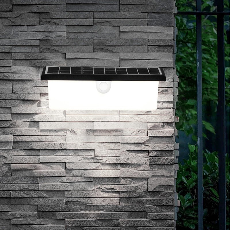 EMANER Motion Solar Flood Light Large 2500LM Bright, 3 Lighting
