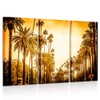 Kreative Arts 3 Piece Canvas Prints Wall Art Palm Tree