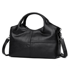 CC-MAX CC2404 Women's Handbag, Shoulder Bag, Cross-Body Commute, Freestanding, Lightweight, Stylish, Simple, Elegant, Stylish, Black