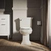KOHLER 4647-96 Stonewood Toilet Seat Elongated,Wood Toilet Seat, Elongated Toilet