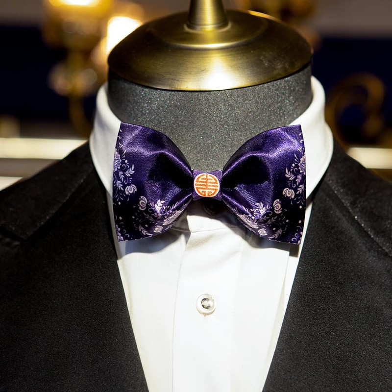 LuonanSam Men's Funny Party Wedding Original Handpainted Pattern Bow (BWP)