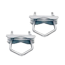 HD-Line bride-110 mm Joining Bracket Clamp for Antenna/Satellite Dish Mount Silver