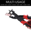 TAKIT Hole Punch Plier, Revolving Heavy Duty Leather Hole Punching