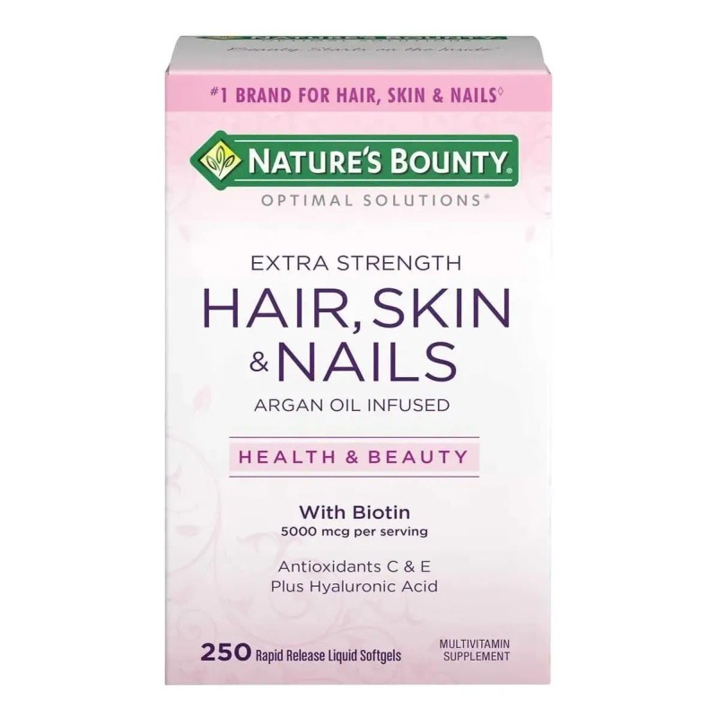 Hair Skin And Nails 5000mcg Vitaminas Pelo Piel Uñas 250