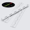 3 x Acrylic Hinge 300mm White, Continous Acrylic Piano Hinges,