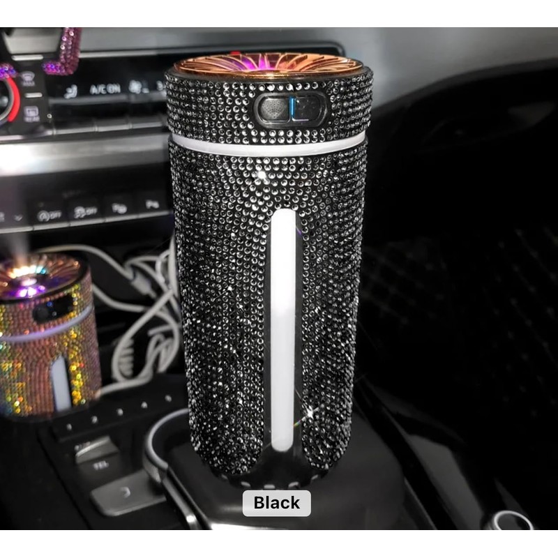 Generic Car Humidifier (Bling Black)