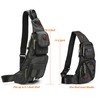 NICGID Sling Bag Chest Shoulder Backpack Crossbody Bags for Men