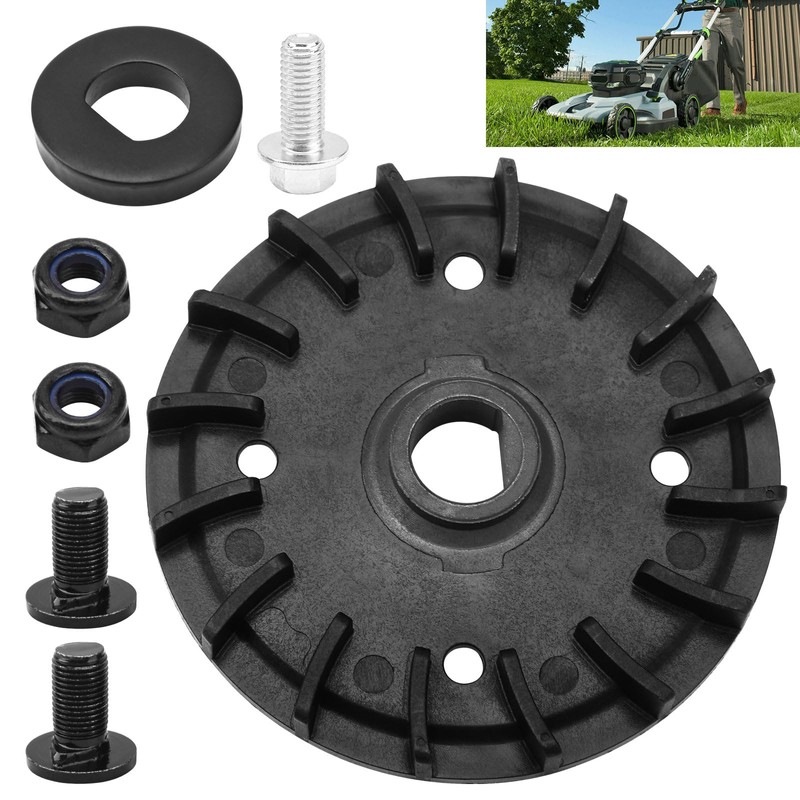 Lawn Mower Blade Replacement Kit – Includes Fan, Bolts, Nuts,