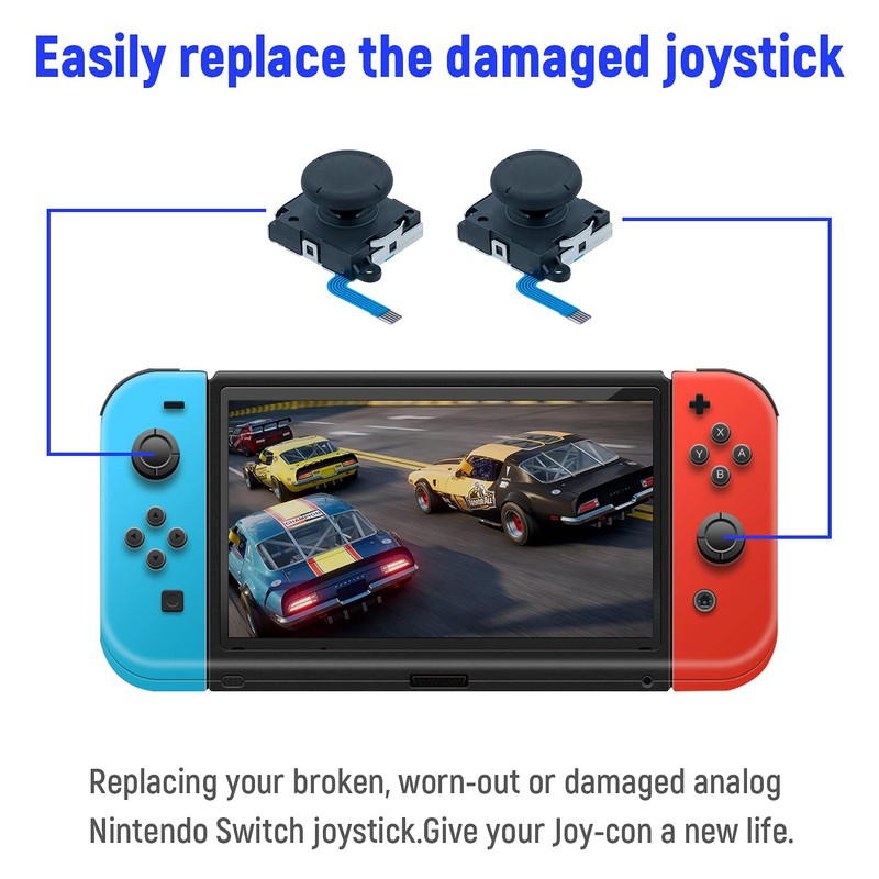 Mcbazel 18 in 1 Replacement Repair Kit for N-Switch Joy-Con