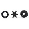 1/2" to 1" L075 Flexible 3-Piece L-Jaw Coupling Coupler Set