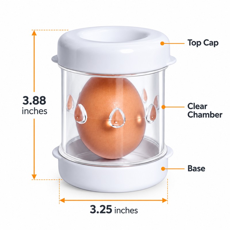 Hand Crank Egg Shell Opener for Kitchen Use – Manual