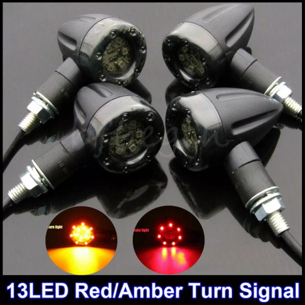 ACC Motorcycle Bullet LED Brake Running Turn Signal Tail Light