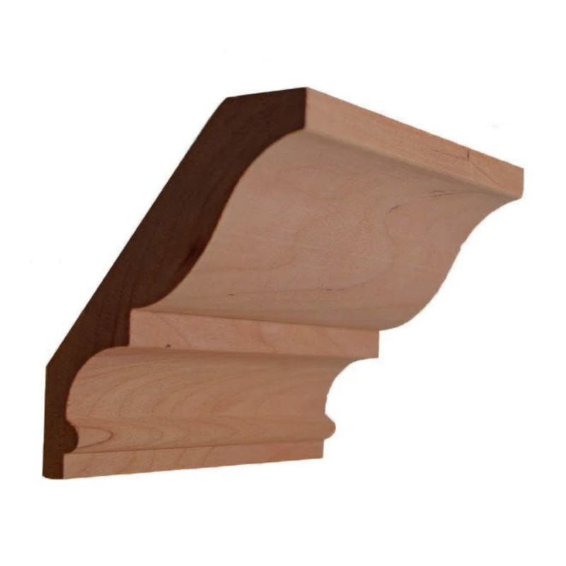EWCR18 Crown 7/8" x 4-1/2" Unfinished 3-1/2" High x 2-3/4"