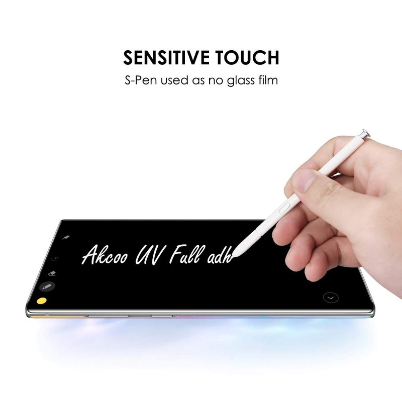 Akcoo Screen Protector for Galaxy Note 20 Ultra,UV Tempered Glass