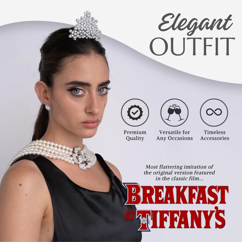 Utopiat Audrey inspirado conjunto de disfraces de aleta de joyería