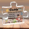SMARGO Daddy Gifts from Daughter Son Acrylic Plaque Gifts for