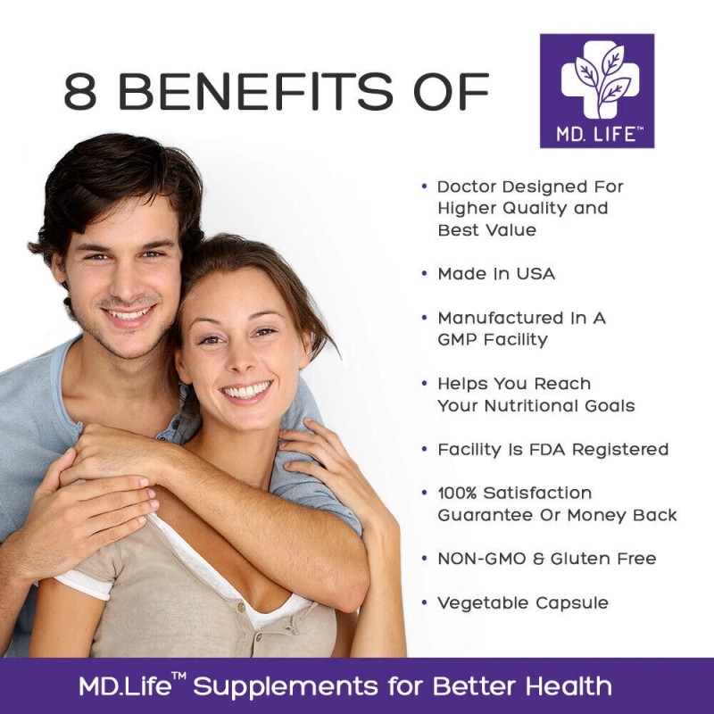 MD.Life L-Methylfolate 5-MTHF 5 mg 60 Ct