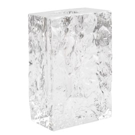 Marvala Crystal Flower Vase with Glacial Texture,Heavy Duty Large Clear Vase for Dining Table Kitchen Office Home Shelf Display Wedding Living Room Centerpieces