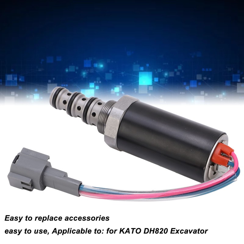 Rotary Solenoid Valve Alloy Steel Corrosion Resistance 669‑43000201 for KATO