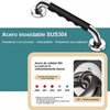 Shower Grab Bar 304 Stainless Steel Silicone Anti Slip Bathtub