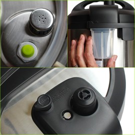 Pnltae Replacement Parts for Instant Pot Duo/Duo Plus 8 Qt, Duo Nova 8 Quart and Ultra 80 8Qt, Include Steam Release Handle, Sealing Ring, Float Valve, Anti-Block Shield and Condensation Collector Cup