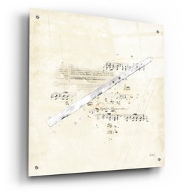 Epic Art 'Musical Gift 5' by Katie Pertiet Acrylic Glass Wall Art, 24" x 24"