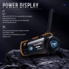 Fodsports FX8 Pro Motorcycle Helmet Intercom Bluetooth Headset 10 Riders