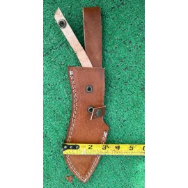 Handmade Custom Handmade 8”Fixed Blade Knife Leather Sheath Scout Holster EDC Knife Case