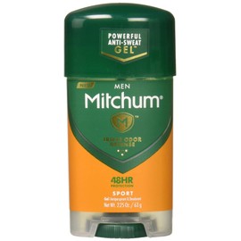 Mitchum Antiperspirant Deodorant Stick for Men, Triple Odor Defense Gel, 48 Hr Protection, Dermatologist Tested, Sport,green 2.25 oz (pack of 2)