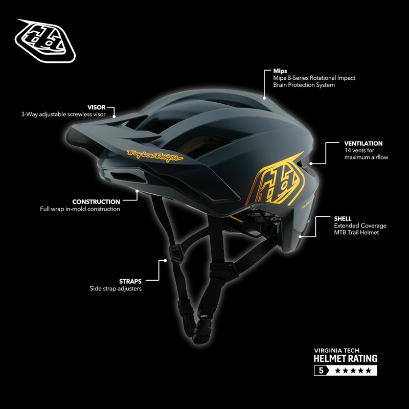 Troy Lee Designs Flowline Helmet (2025) MIPS for Mountain Bicyle