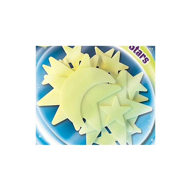 The Original Glow Stars Company Brainstorm B8600 Cosmic Glow Moon