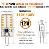 ZHENMING 110V- 130V G4 LED Bulb 120V Dimmable 3W(20W 30W