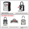WLZP Key Safe, Key Safe with 4-Digit Combination Code, Wall