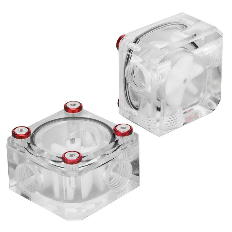 Water Flow Meter LeakingProof Transparent Acrylic Computer WaterCooled Rheometer