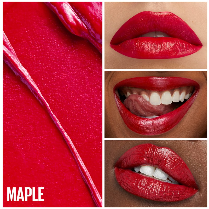 Maybelline Green Edition Butter Cream High-Pigment Bullet Lipstick, Maple, Bright