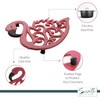 Cast Iron Pink Flamingo Trivets for Hot Dishes