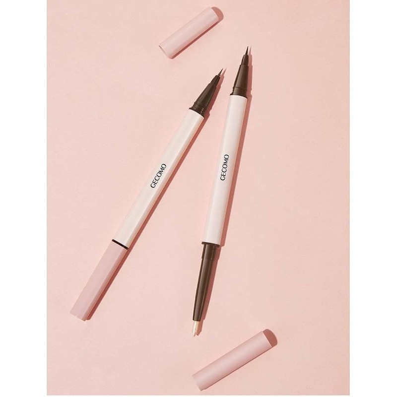GECOMO [Popular] Double Core Eyeliner, Teardrop Bag Liner, Waterproof Pencil