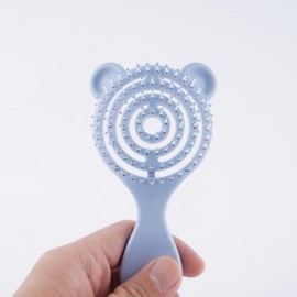 Portable Mini Hair Brush & Roller Comb for Kids (Round) Pouch 10ea