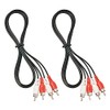 QDiShi (2 Pcs) RCA Stereo Audio Cable, 2-RCA Male to
