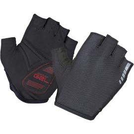GripGrab Solara Mesh Padded Short Finger Summer Cycling Gloves Tan-Through Cushioned Sun-Permeable Indoor Cycling Glove