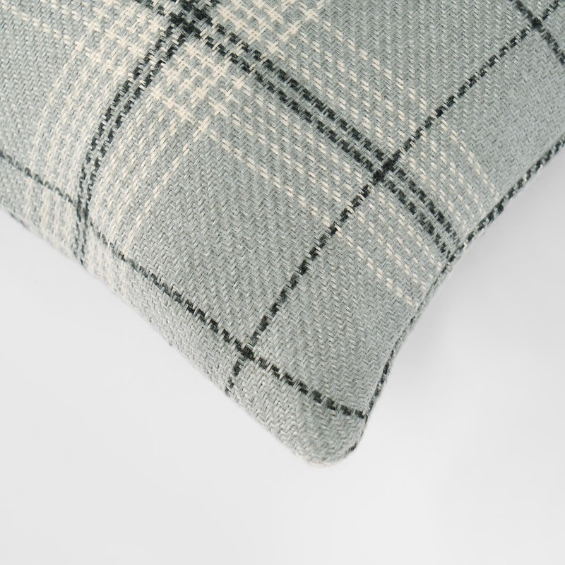 OHS Cushion Covers 2 Pack, 45x45 Woven Check Cushion Covers