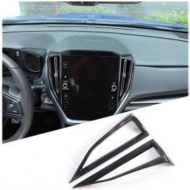 MODY ABS Carbon Fiber Center Dash Air Vent Cover Trim For Subaru Crosstrek 2022-2024